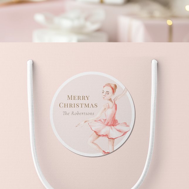 Merry Christmas Ballerina Sticker (Creator Uploaded)