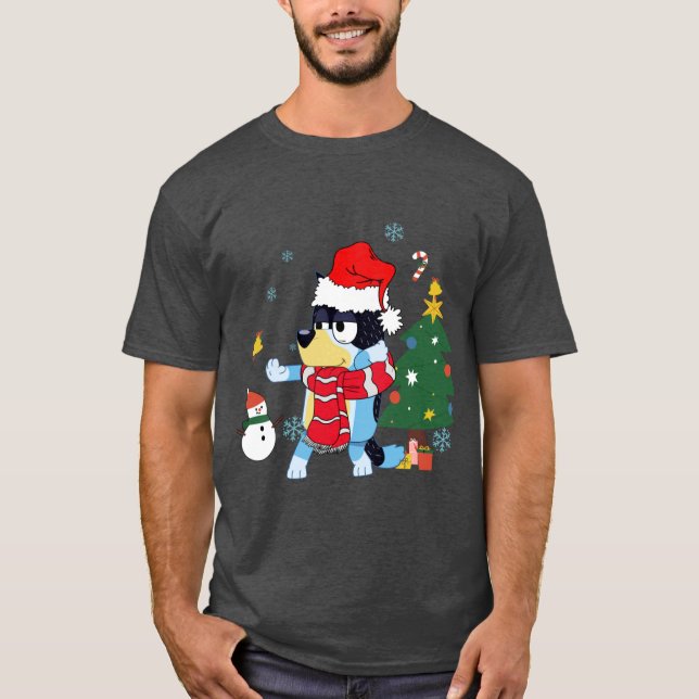 Merry Christmas Bandit Dad gift retro friend T-Shirt (Front)