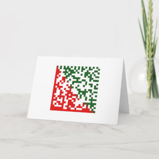 Merry Christmas Barcode Holiday Card