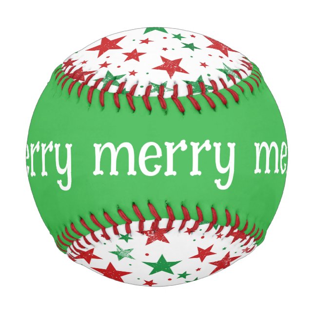 Merry Christmas  Baseball (Back)