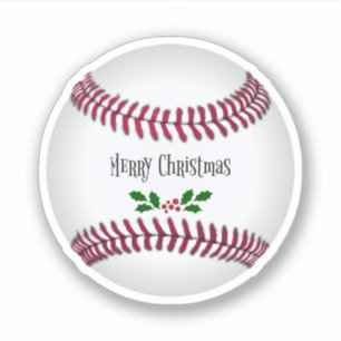 Merry Christmas, baseball holiday design