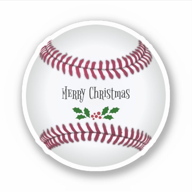 Merry Christmas, baseball holiday design (Front)