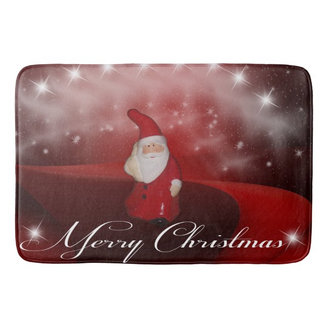 Merry Christmas Bath Mat (Front)