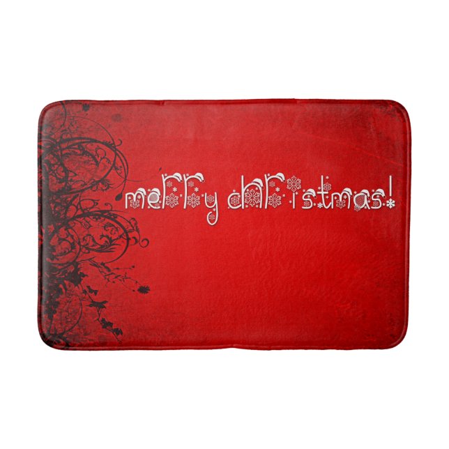 Merry Christmas Bath Mat! Mat (Front)