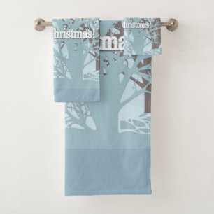 Merry Christmas! Bath Towel Set