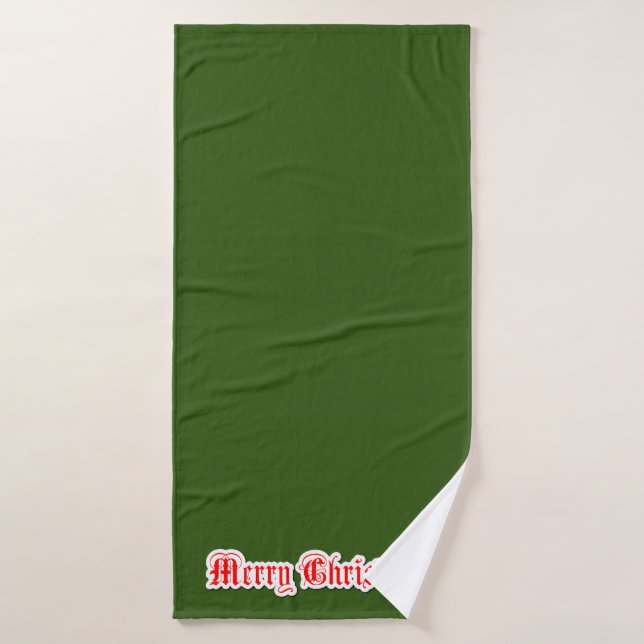 Merry Christmas   Bath Towel Set (Bath Towel)