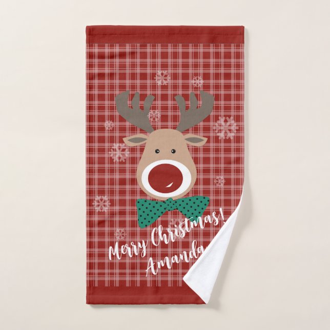 Merry Christmas!  Bath Towel Set (Hand Towel)