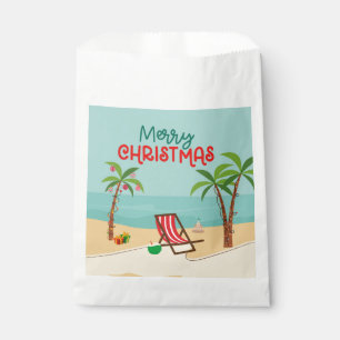 Merry Christmas Beach Favour Bag