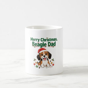 Merry Christmas, Beagle Dad Mug