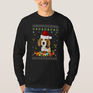 Merry Christmas Beagle Dog Ugly Sweater Santa Clau
