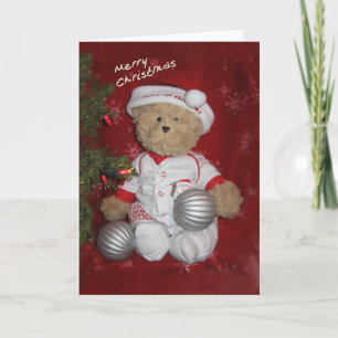 Merry Christmas Bear Holiday Card