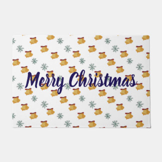 Merry Christmas Bell Doormat