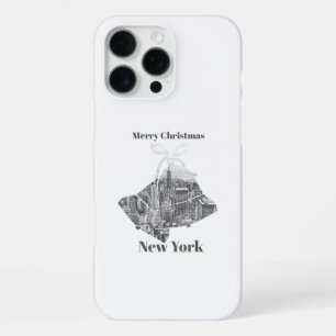 Merry Christmas Bell New York iPhone 16 Pro Max Case