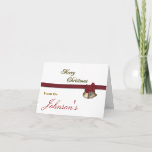 Merry Christmas Bells Card