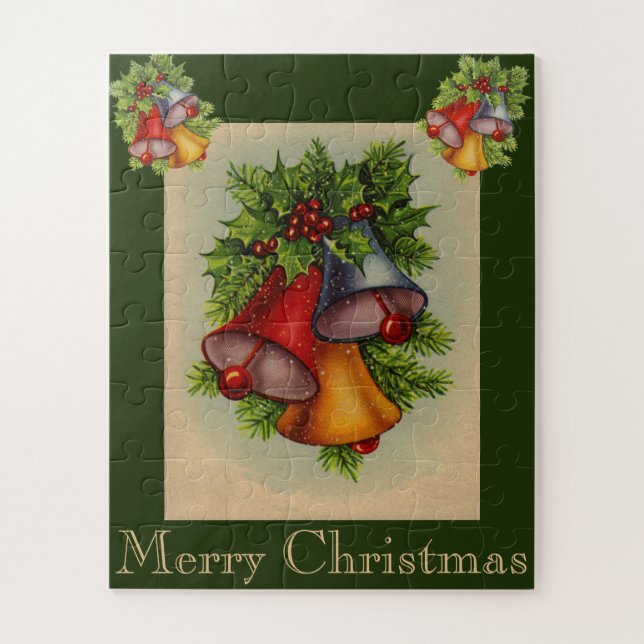 Merry Christmas Bells Puzzle (Vertical)