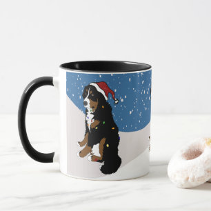 Merry Christmas Bernese Mountain Dog  Mug