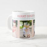 Merry Christmas Best Grandma in the World 4 Photo Large Coffee Mug<br><div class="desc">Say Merry Christmas to the Best Grandma in the World with this personalized photo mug. The photo template is set up for you to add 4 of your favorite photos. You can also add your custom message, the year and edit the occasion if you wish. The wording currently reads "Merry...</div>