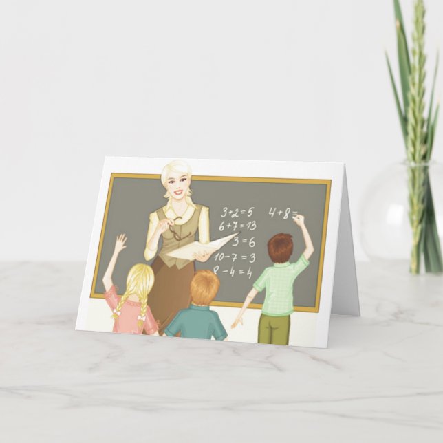 ****MERRY CHRISTMAS**** BEST ***TEACHER*** EVER CARD (Front)