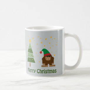 Merry Christmas Bigfoot Coffee Mug