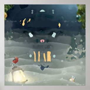 Merry Christmas_bird Poster
