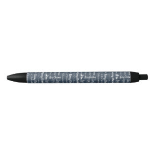 Merry Christmas Black Ink Pen