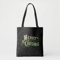 Merry Christmas Bling Retro Typography