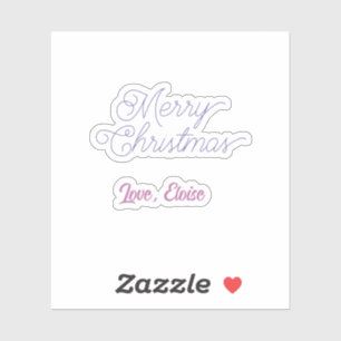 merry christmas blue name love simple blue purple
