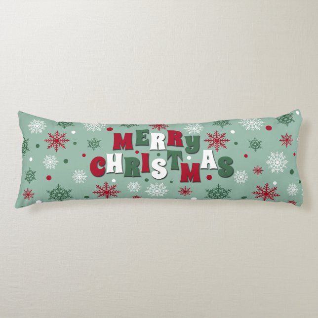 Merry Christmas Body Cushion (Front)