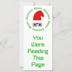 Merry Christmas Bookmark Template