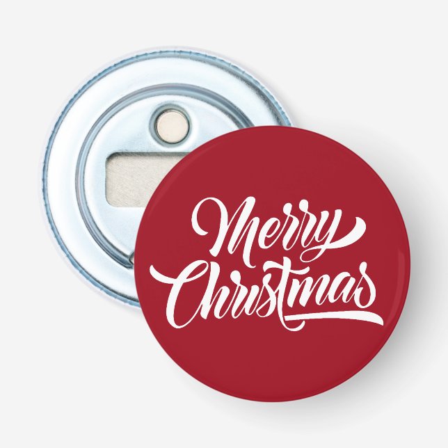 Merry Christmas Bottle Opener (Front)