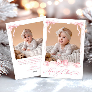 Merry Christmas Bow Card
