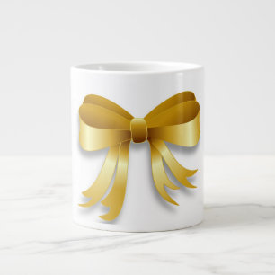 "MERRY CHRISTMAS" BOW LARGE COFFEE MUG