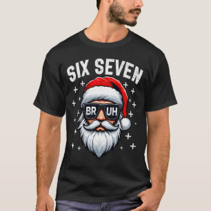 Merry Christmas Bruh Santa Face 67 Meme Funny Sayi T-Shirt