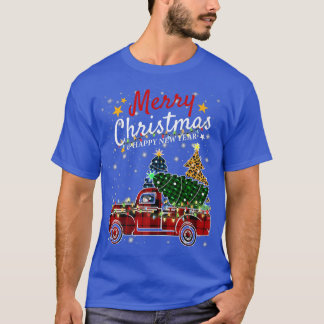 Merry Christmas Buffalo Truck Tree Red Plaid & New T-Shirt