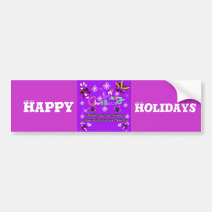 Merry Christmas_ Bumper Sticker