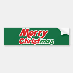 Merry Christmas Bumper Sticker