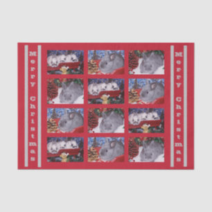 Merry Christmas Bunny Rabbit Tissue Paper