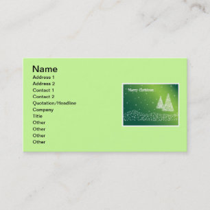 Merry Christmas Business Card
