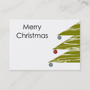 Merry Christmas Business Card