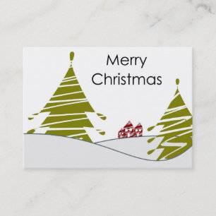Merry Christmas Business Card