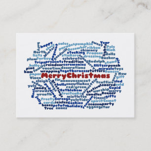 Merry Christmas Business Card