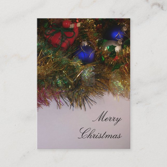 Merry Christmas Business Card (Front)