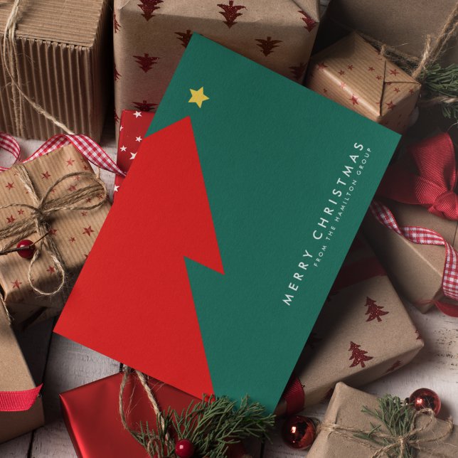 MERRY CHRISTMAS Business Company Corporate Holiday Card (Creator Uploaded)