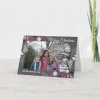 Merry Christmas Business Name and Photo