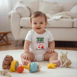 Merry Christmas by Santa - Personalized Bodysuit
