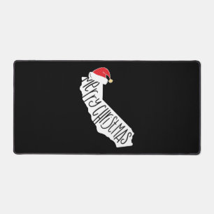 Merry Christmas California   Desk Mat