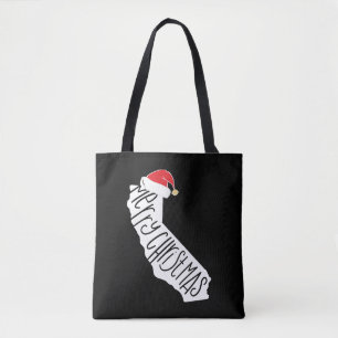 Merry Christmas California Tote Bag
