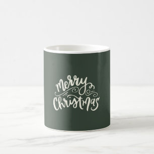 Merry Christmas Calligraphy Mug