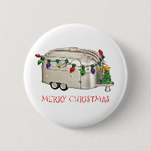 Merry Christmas Camping Trailer