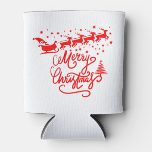 MERRY CHRISTMAS CAN COOLER